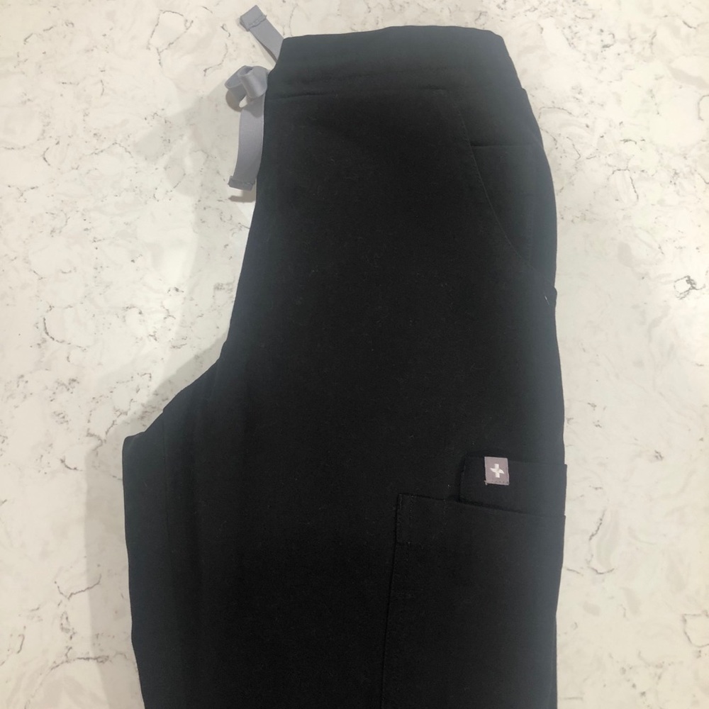 XXS Black Yola Skinny Figs Scrub Pants